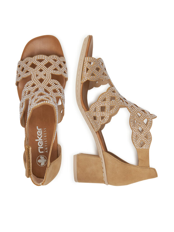 Rieker Rieker Sandalen 64773-61 Beige