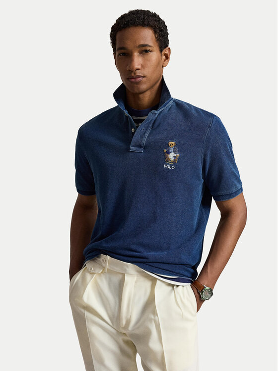 Polo Ralph Lauren Tricou polo 710B29169001 Bleumarin Regular Fit