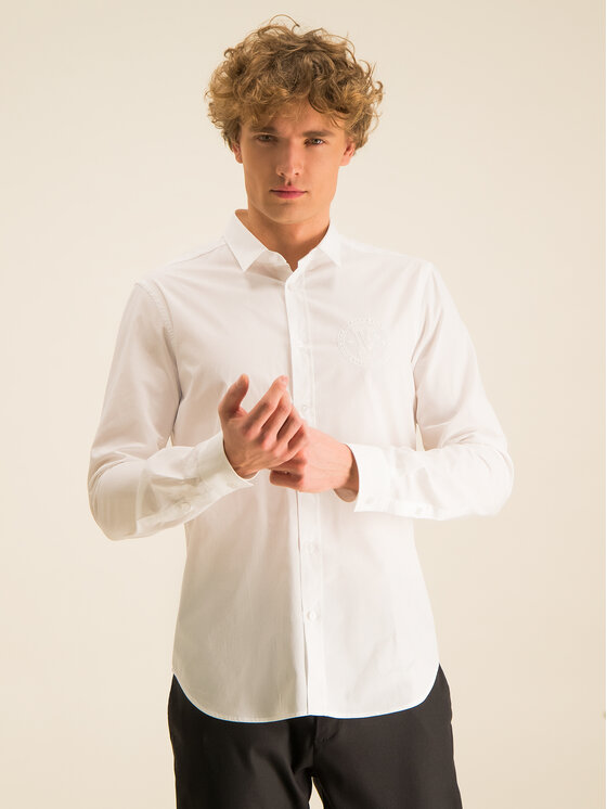 Versace Jeans Versace Jeans Camicia B1GTB6S0 Bianco Slim Fit