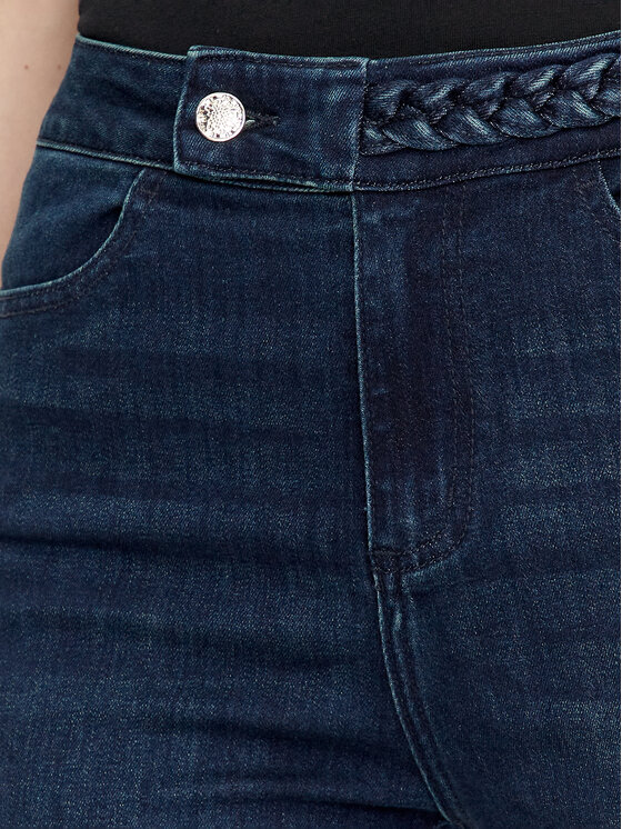 Morgan Morgan Jeansy 222-PKELY Granatowy Straight Fit