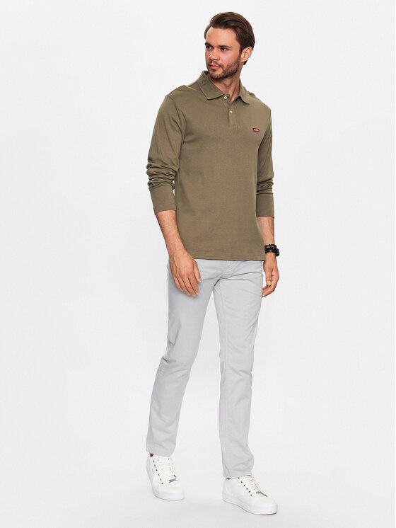 Guess Guess Поло Oliver M3YP36 KBL51 Зелений Regular Fit