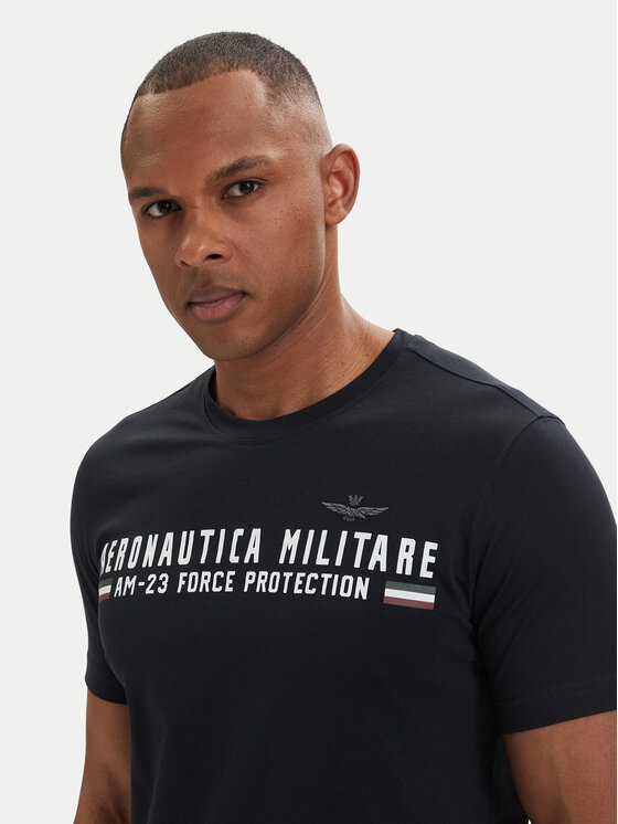Aeronautica Militare Aeronautica Militare Tricou 261TS1942UJ00538 Bleumarin Regular Fit