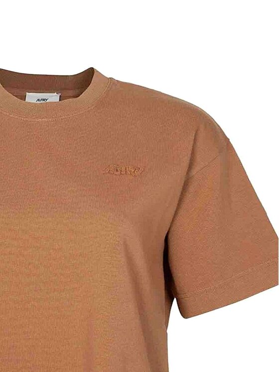 Autry Autry T-Shirt TSPWI8ON Καφέ Regular Fit