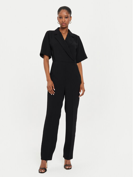 Marella Marella Jumpsuit Clacson 2423246013 Schwarz Regular Fit