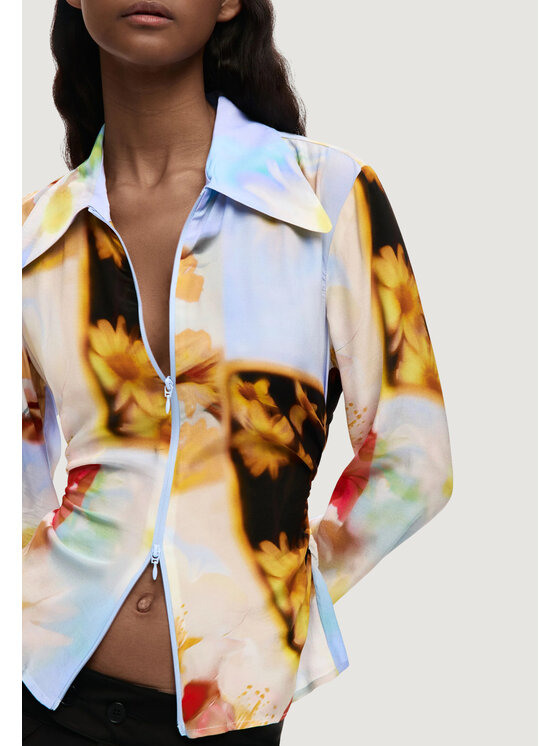 Desigual Desigual Camicia CAM_BUTT Giallo Casual Fit