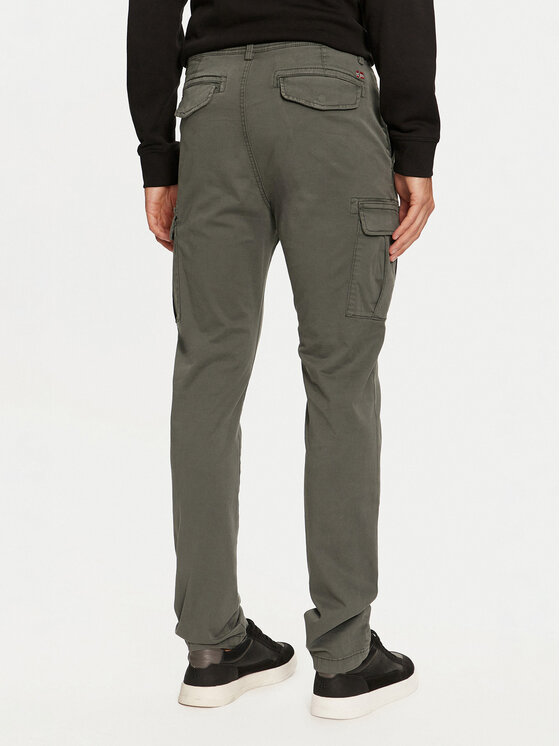 Napapijri Napapijri Stoffhose Yasuni NP0A4H1G Grün Regular Fit