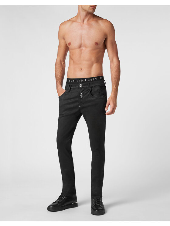 PHILIPP PLEIN PHILIPP PLEIN Jeansy 3591 Černá Skinny Fit