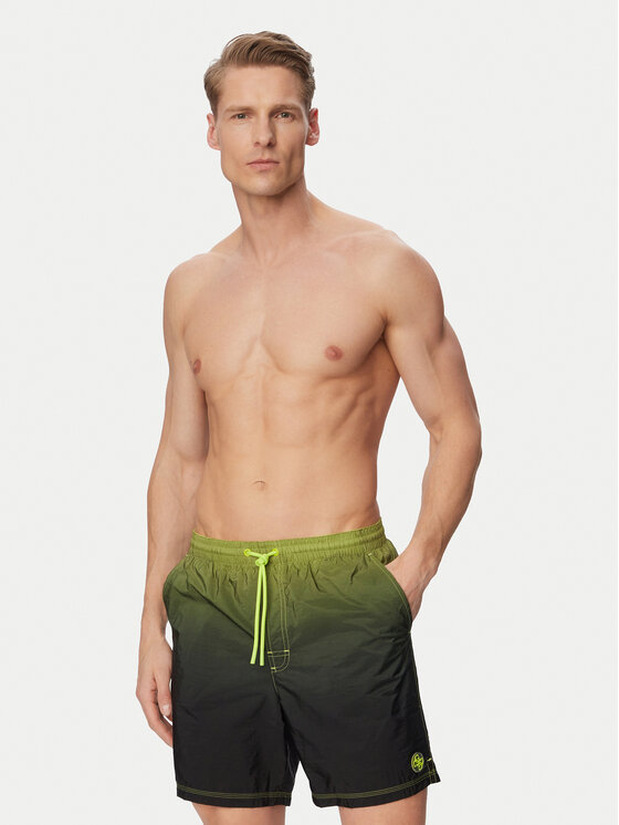 Guess Guess Pantaloncini da bagno F6GT19 WN172 Verde scuro Regular Fit