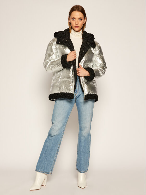 Silvian Heach Silvian Heach Sulejope Cadillac PGA20171PI Hõbedane Regular Fit