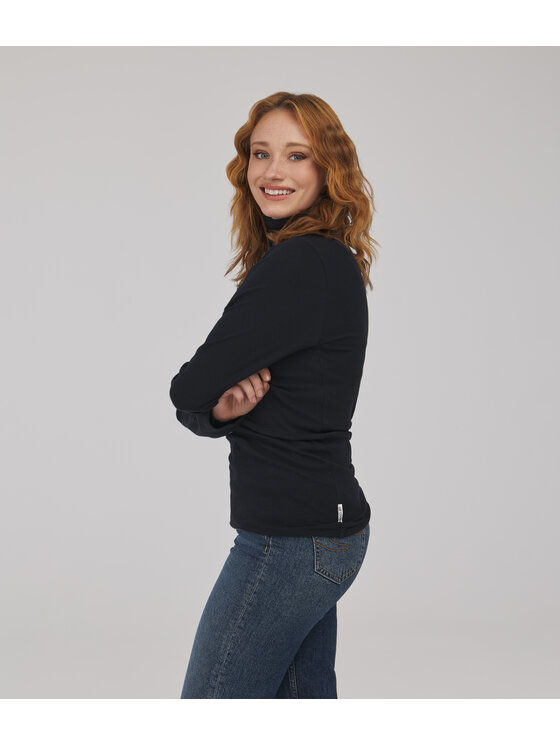 Lee Cooper Lee Cooper T-Shirt MICHELLE Czarny Slim Fit