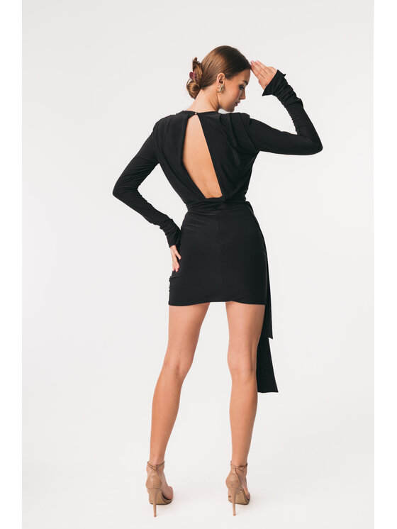 Aurora Aurora Koktejlové šaty Noelle Černá Feminine Fit