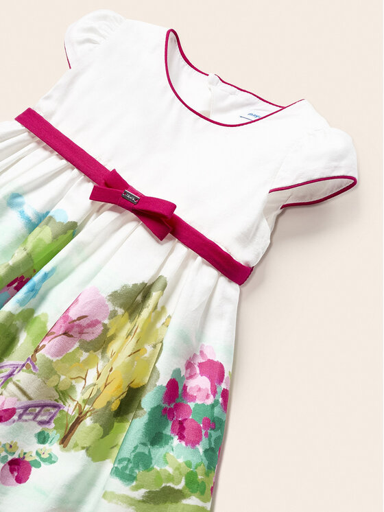 Mayoral Mayoral Sommerkleid 1959 Weiß Regular Fit