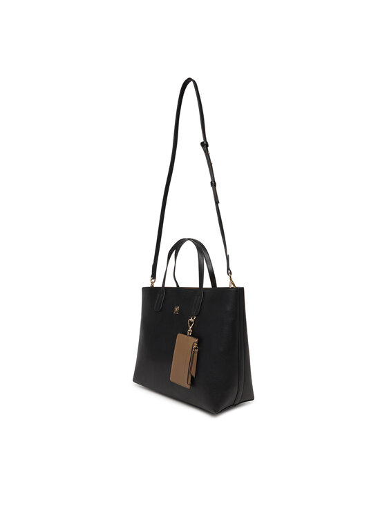Tommy Hilfiger Tommy Hilfiger Táska Th Icon Satchel AW0AW18122 Fekete