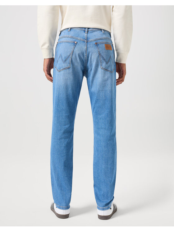 Wrangler Wrangler Jeansy RIVER Niebieski Straight Fit