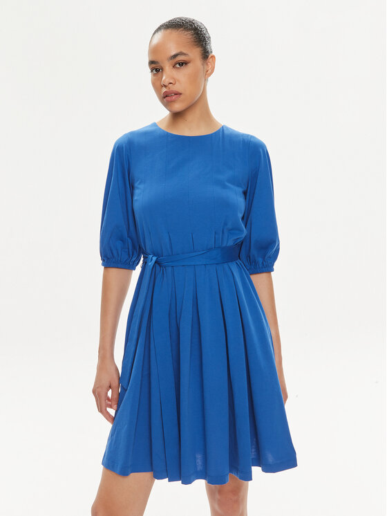 Weekend Max Mara Weekend Max Mara Rochie cocktail Jumbo 2415621072650 Albastru Regular Fit