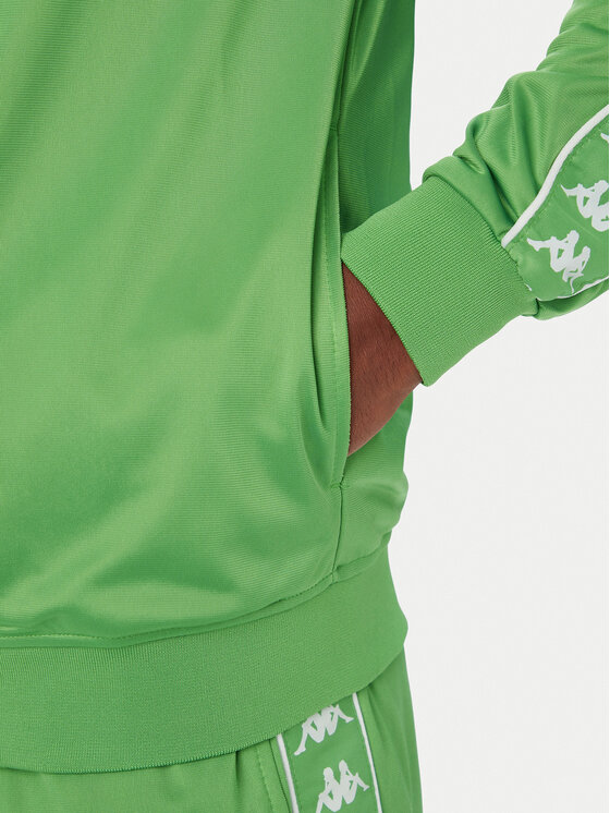 Kappa Kappa Bluza 301EFU0 Zielony Regular Fit