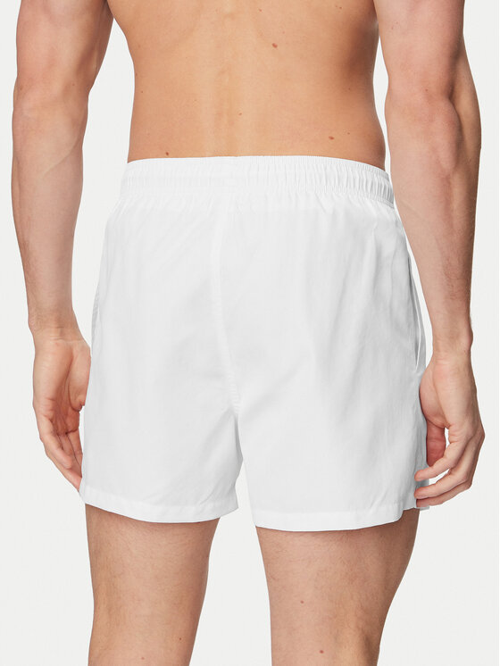 EA7 Emporio Armani EA7 Emporio Armani Kopalne hlače 7M001677 AF13019 M0076 Bela Regular Fit