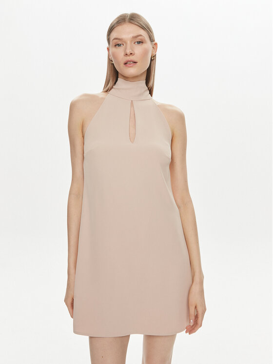 Kontatto Kontatto Rochie cocktail NO205C Bej Regular Fit