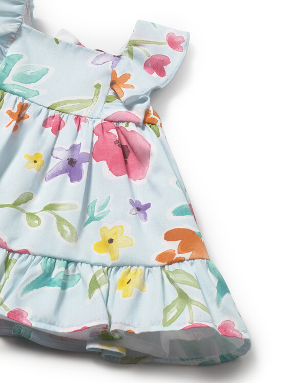 Mayoral Mayoral Sommerkleid 1812 Himmelblau Regular Fit