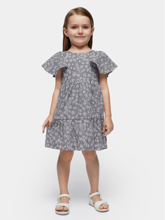 Mayoral Mayoral Sommerkleid 3940 Dunkelblau Regular Fit