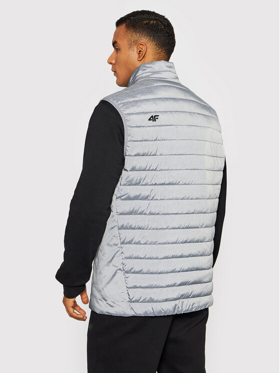 4F 4F Kamizelka H4Z21-KUMP001 Szary Regular Fit