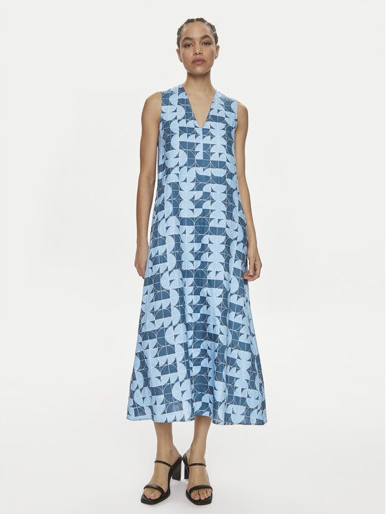 Max Mara Leisure Max Mara Leisure Každodenní šaty Urlo 2416221048 Modrá Regular Fit