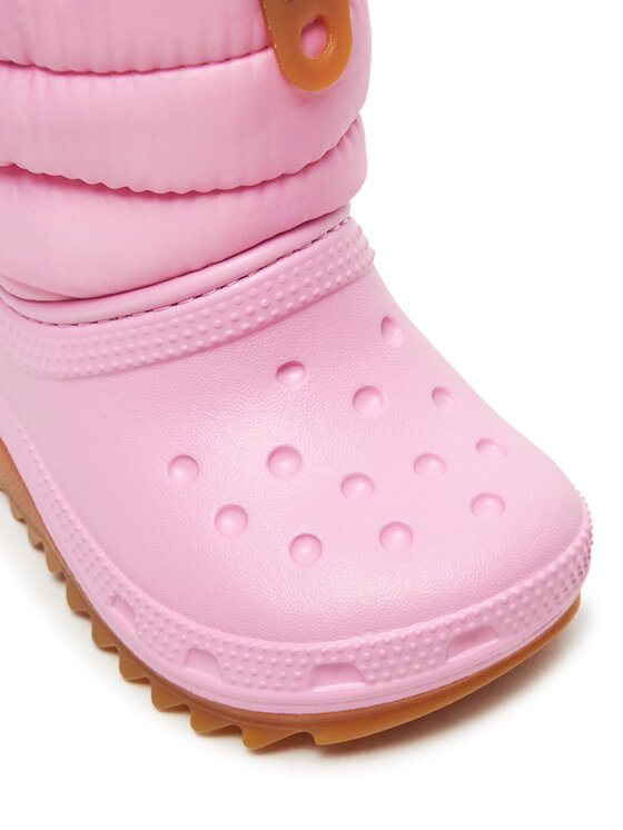 Crocs Crocs Śniegowce Classic Neo Puff Boot T 207683 Różowy