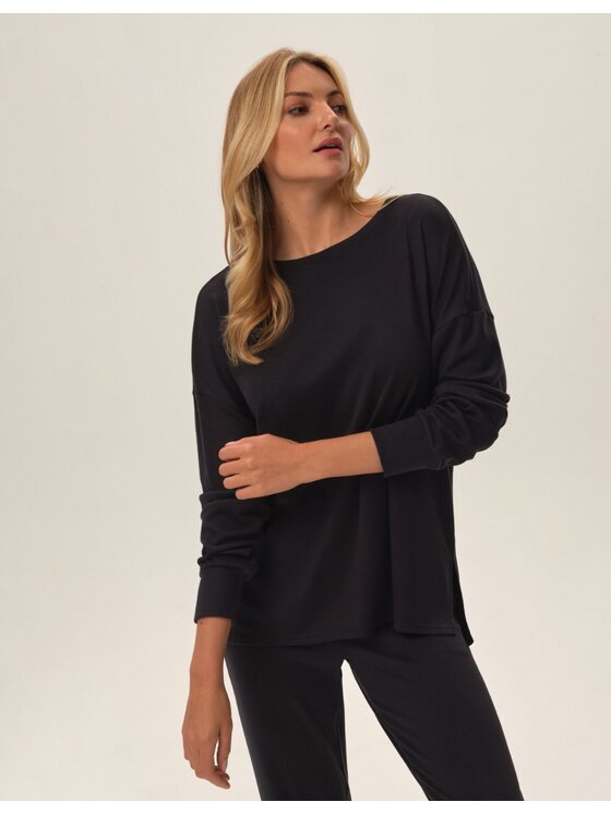 Esotiq Esotiq Bluza 42202 Szary Regular Fit