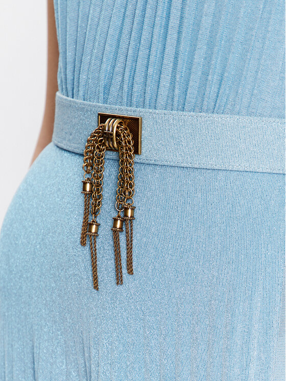Elisabetta Franchi Elisabetta Franchi Estélyi ruha AB-443-32E2-V560 Kék Regular Fit