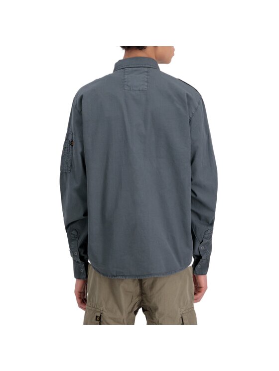 Alpha Industries Alpha Industries Košile AI.138420-684-3XL Šedá Regular Fit