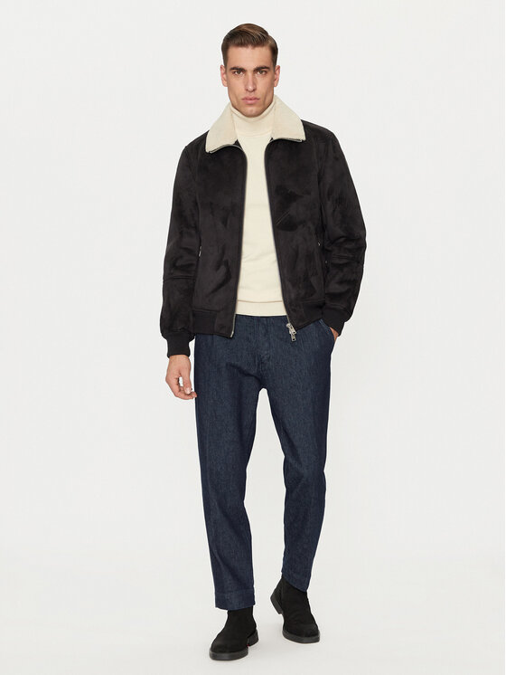 Liu Jo Liu Jo Cappotto in shearling QF4097 E0925 Nero Regular Fit