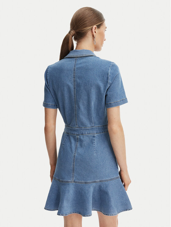 Morgan Morgan Джинсова сукня 261-RIGHT Голубий Slim Fit