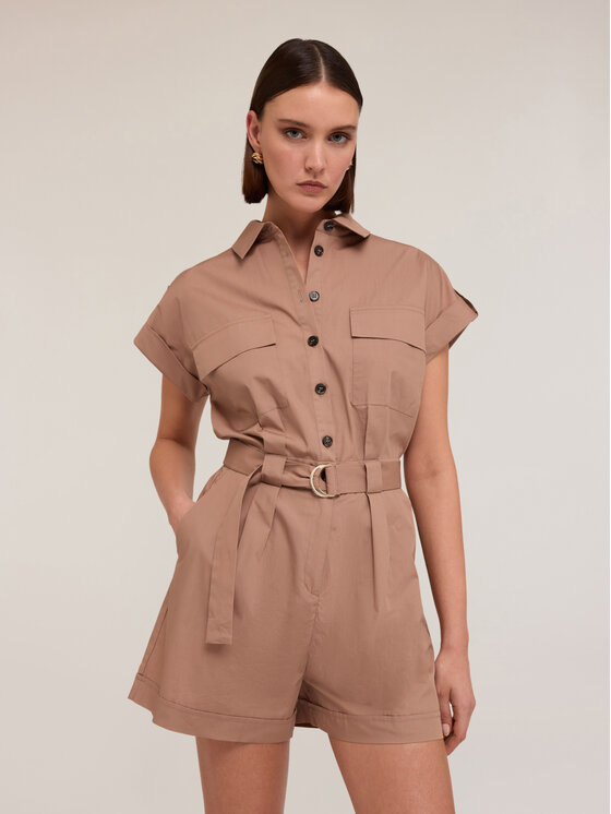 Motivi Motivi Vestito da giorno 7108Q003179N012 Marrone Regular Fit