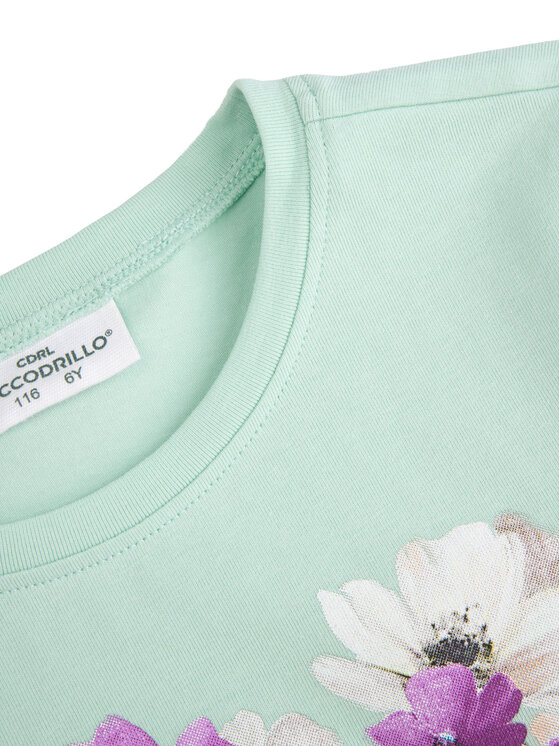 Coccodrillo Coccodrillo T-shirt WC5143221VGB Zelena Regular Fit