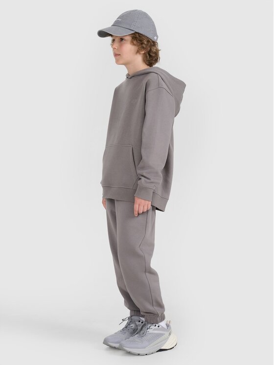 4F 4F Pantaloni da tuta 4FJRAW25TTROM1634-22S Nero Regular Fit