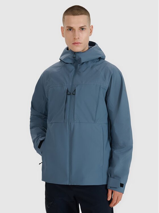 4F 4F Kurtka outdoor 4FWSS25TTJAM711-32S Niebieski Regular Fit