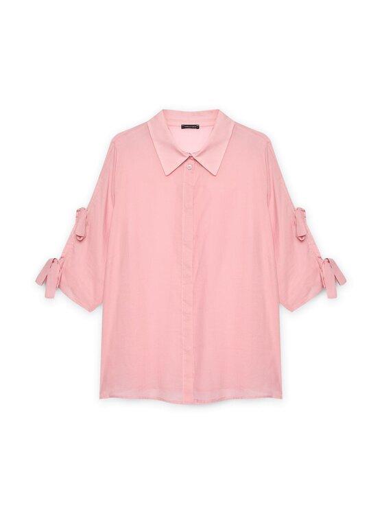 Fiorella Rubino Fiorella Rubino Koszula 5012T001411N006 Różowy A-Line Fit