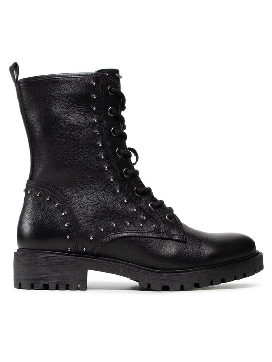 Geox Geox Schnürstiefeletten D Hoara B D16FTB 00046 C9999 Schwarz