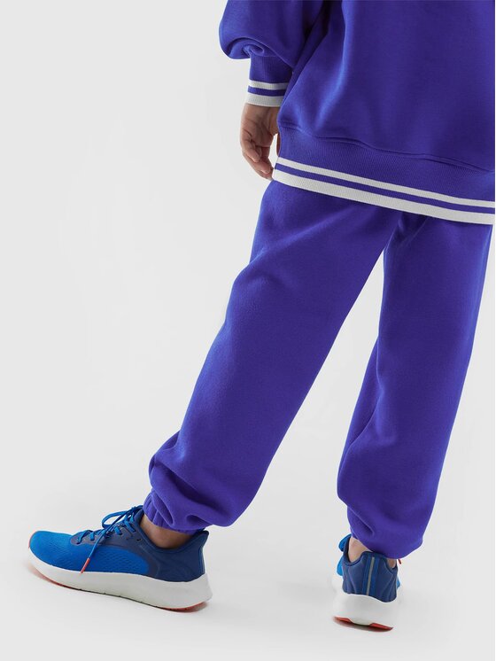 4F 4F Pantaloni da tuta 4FJRAW23TTROM694-36S Blu Regular Fit