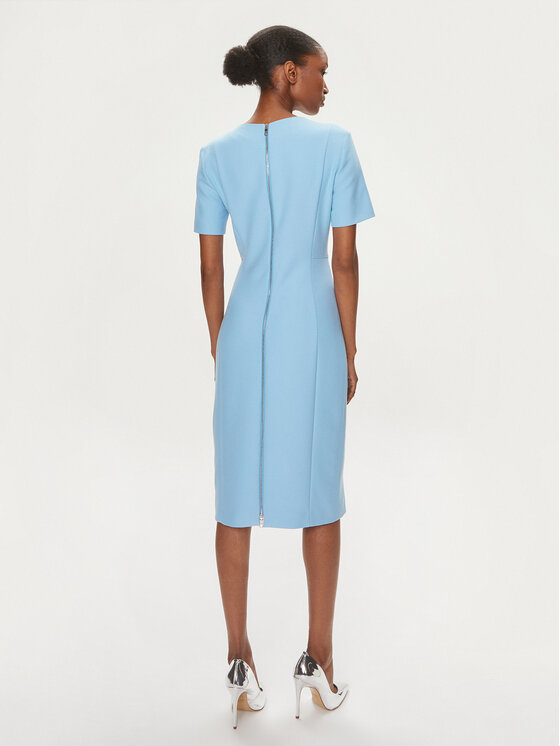BOSS Boss Ежедневна рокля Damaisa 50490044 Син Slim Fit