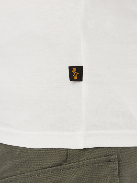 Alpha Industries Alpha Industries Longsleeve Basic Small Logo 198517 Білий Regular Fit