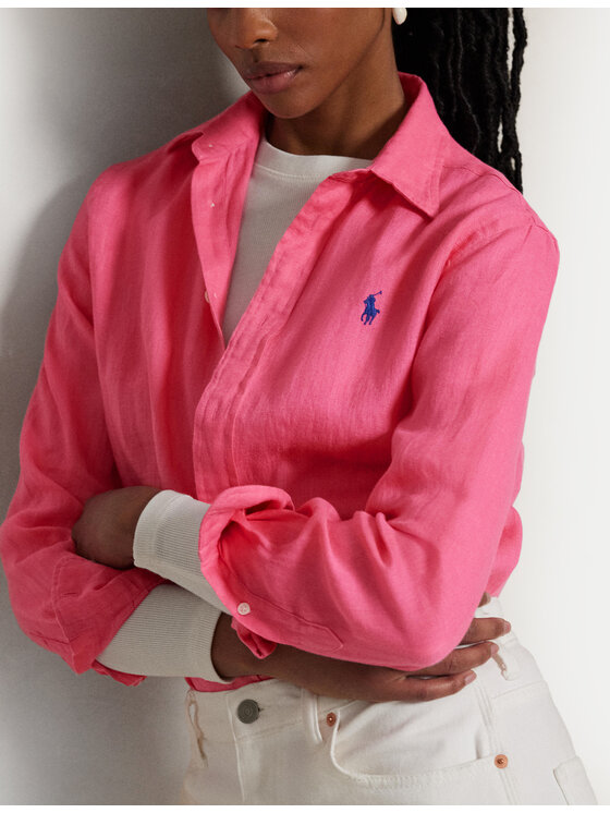 Polo Ralph Lauren Polo Ralph Lauren Cămașă 211970730 Roz Classic Fit