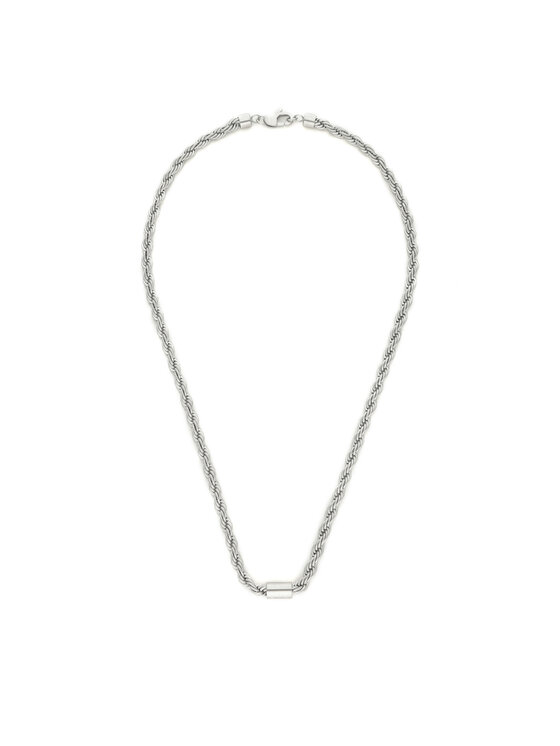 Colier Armani Exchange Icon Chains AXG0125040 Argintiu