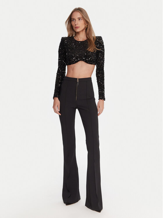 Elisabetta Franchi Elisabetta Franchi Halenka TO-046-57E2-V370 Černá Slim Fit