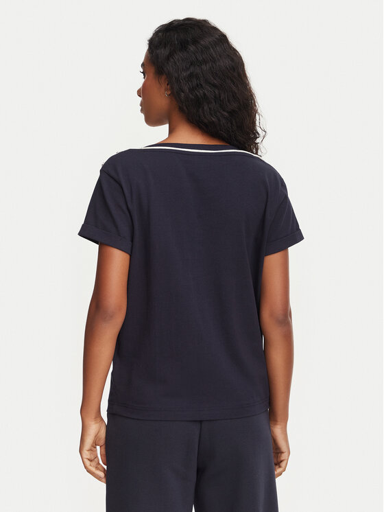 Guess Guess T-Shirt W6YI58 K5317 Tmavomodrá Regular Fit