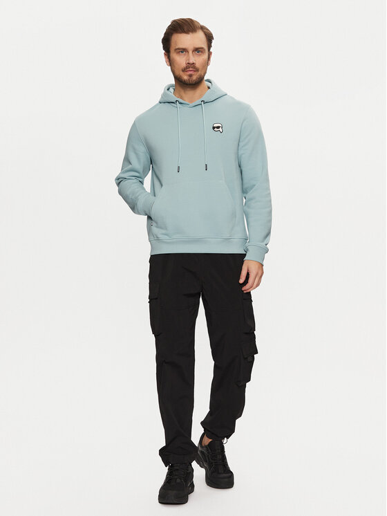 KARL LAGERFELD KARL LAGERFELD Mikina 705711 551900 Světle modrá Regular Fit