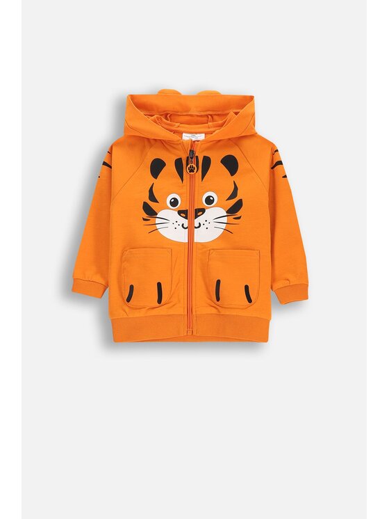 Coccodrillo Coccodrillo Mikina WC5132401TBN-006 Oranžová Regular Fit