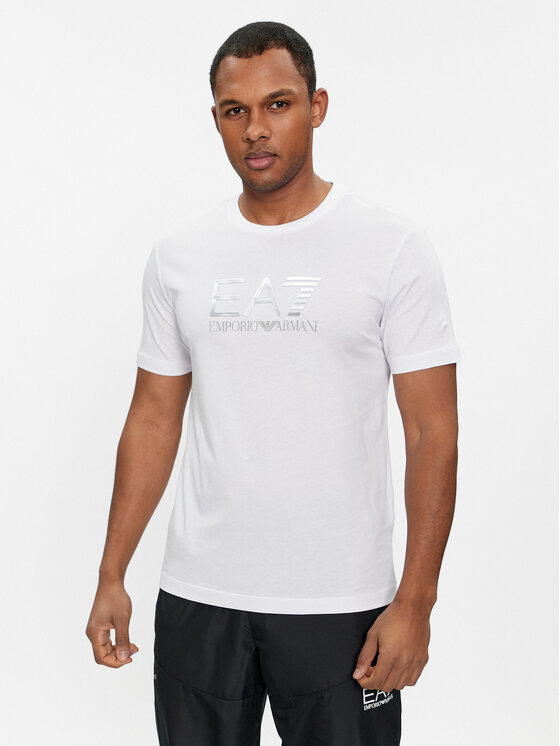 EA7 Emporio Armani EA7 Emporio Armani T-shirt 3DPT71 PJM9Z 1100 Bianco Regular Fit