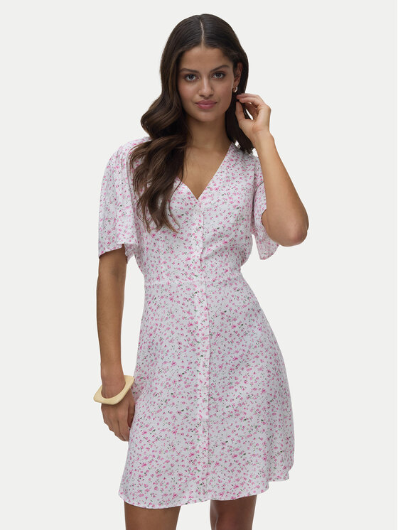 Vero Moda Vero Moda Poletna obleka Alba 10292845 Svetlo rožnata Regular Fit