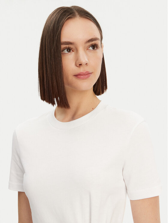 Lacoste Lacoste Sukienka codzienna EF0583 Biały Regular Fit